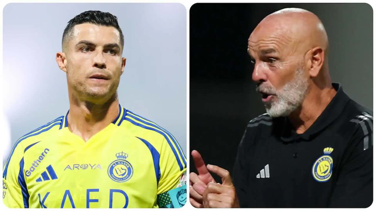 Pioli e Ronaldo 