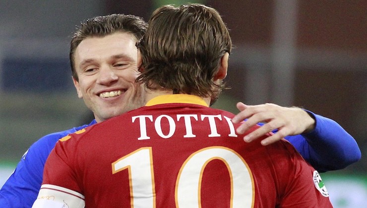 Totti e Cassano 