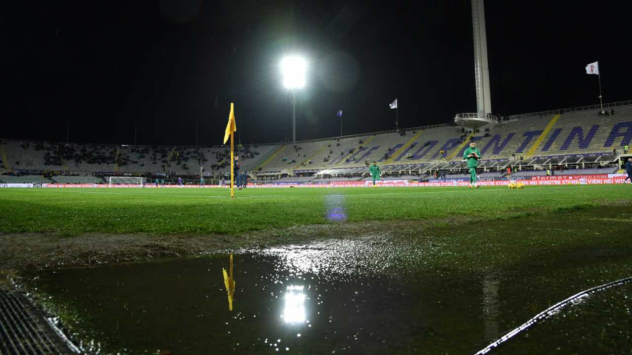 Pioggia stadio