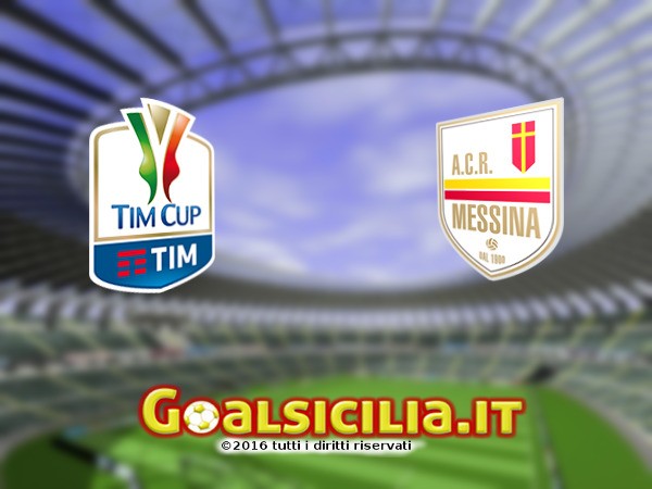 TimCup: Messina in campo il 31 luglio contro il Siena